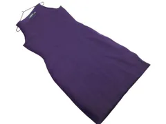 LAUREN RALPH LAUREN ローレン ラルフローレン ノースリーブ ニット ワンピース sizeS/紫 ■◆ レディースのサムネイル
