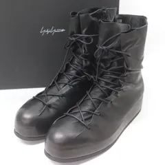 IT98YETDUUPL 未使用 保管品 YOHJIYAMAMOTO ヨウジヤマモト シングルピースブーツ HJ-E04-761 23AW 5 ブラック 黒 レザー 箱つきのサムネイル