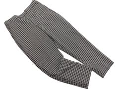 新品 BANANA REPUBLIC バナナリパブリック チェック パンツ size6/黒 ■■ レディース