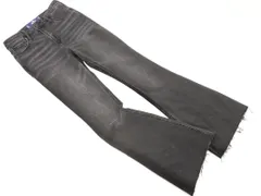 Hollister ホリスター フレア カットオフ デニムパンツ size25/黒 ■■ レディースのサムネイル