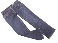自由区 ストレート デニムパンツ size36/紺 ■■ レディースのサムネイル