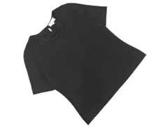 Pierre Cardin ピエールカルダン スクエアネック リボン 半袖 カットソー sizeL/黒 ■◆ レディースのサムネイル