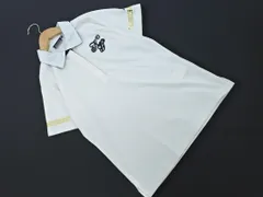 kappa カッパ ゴルフ スポーツウェア ロゴ 刺繍 スパンコール ポロシャツ sizeM/白 ■◆ レディースのサムネイル