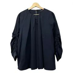 M-premierBLACK(エムプルミエブラック) チュニック サイズ36 S レディース美品  ダークネイビー 長袖/ギャザーのサムネイル