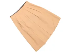 INED イネド タック スカート size9/ベージュ ■■ レディースのサムネイル