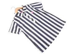 le coq sportif ルコックスポルティフ ゴルフ ストライプ 半袖 シャツ sizeM/白ｘ紺 ■◆ レディースのサムネイル