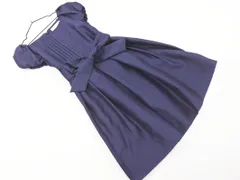Couture brooch クチュールブローチ ウエストリボン Aライン ワンピース size36/紺 ■◆ レディースのサムネイル