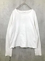 MUSE Deuxieme Classe ドゥーズィエムクラス 長袖 コットン カットオフ カットソー 白 ■■ レディースのサムネイル