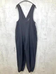 ■SELECT MOCA by SON セレクトモカ スタイルアップ ディープUネック サロペット オーバーオール sizeM/黒 ■■ レディースのサムネイル