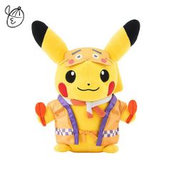 ピカチュウ ぬいぐるみ フクオカ限定　ポケモンセンターフクオカ ポケモン ぬいぐるみ にわか面ピカチュウ ポケモンセンターフクオカR
