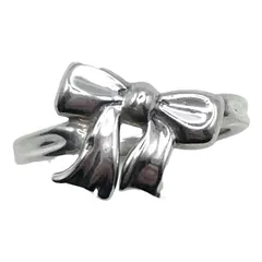 Tiffany & Co. ティファニー リング 指輪 アクセサリー シルバー 7号 SV 925 リボン モチーフ 【aa2】のサムネイル