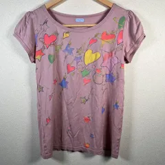 【管2607-122】TSUMORI CHISATO 半袖 Tシャツ 総柄 Mサイズ 中古品 現状渡しのサムネイル