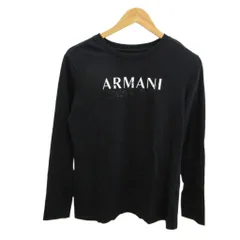 アルマーニエクスチェンジ A/X ARMANI EXCHANGE ロングスリーブTシャツ 長袖 ロゴプリント M 黒 ブラック 長袖 /KK ■GY19のサムネイル