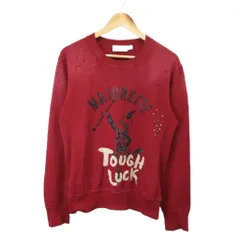 コーチ COACH MAJORETTE トレーナー スウェット S 赤 レッド ダメージ加工 スタッズ プリント トップス 57259 /YU ■GY19のサムネイル