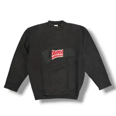 VETEMENTS 18AW Baseball Logo Embroidered Sweatshirt ベースボーロゴスウェット トレーナー ヴェトモン MAH18TR31  ブラック S （19968M）のサムネイル