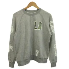 ルシアンペラフィネ LUCIEN PELLAT-FINET 長袖トレーナ スウェット XS グレー プリント 長袖 裏起毛 /SH ■GY19のサムネイル