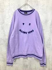 PS Paul Smith ピーエスポールスミス Happy クルーネック スウェット sizeXL/紫 ■■◎メンズのサムネイル