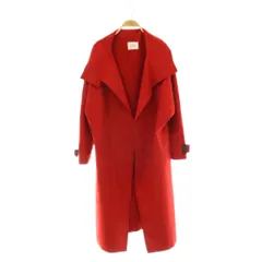 アメリヴィンテージ Ameri VINTAGE WRAP COLLAR COAT コート ロングコート アウター スウェード フェイクレザー F 赤 レッド /CX ■OSのサムネイル