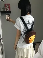 A BATHING APE アベイシングエイプ ベイビー マイロ PLUSH バックパック ブラウンのサムネイル