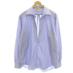 カンタータ スキッパーシャツ カジュアルシャツ 長袖 46 水色 ライトブルー カンタータ cantate スキッパーシャツ Skipper Shirt カジュアルシャツ