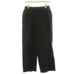 マーカ marka 別注 ワイドシリンダーフィットイージーパンツ WIDE CYLINDER FIT EASY PANTS 麻 リネン混 絹 シルク混 3 黒 ブラック M26E09PT03C /HNのサムネイル
