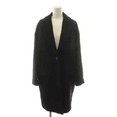 プラステ PLST チェスターコート ロング ウール アウター M 黒 ブラック 12-5309015 /AN ■MAのサムネイル