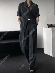 新品 メンズ ズボン メンズ パンツ ストレートパンツ ワイドパンツ セミワイドパンツ スーツ スラックスのサムネイル