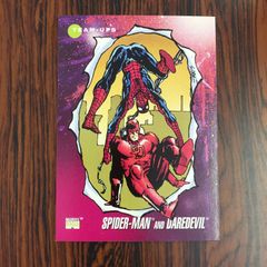 3648063 97 SPIDER-MAN AND DAREDEVIL Impel 마블 슈퍼 히어로즈 시리즈 트레카