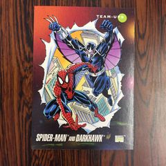 3648077 81 SPIDER-MAN AND DARKHAWK Impel 마블 슈퍼 히어로즈 시리즈 트레카