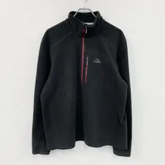 L.L.Bean　えるえる　長袖ハーフジップフリースジャケット　黒　ブラック　Lサイズ　古着のサムネイル