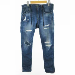 TAVERNITI SO JEANS タヴァニティ ソー ジーンズ 29 Blackie ブラッキー デニット デニムパンツ インディゴ ブルー ダメージ加工 ボトムスのサムネイル