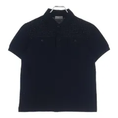 Dior HOMME (ディオールオム) 06AW エディ期 スタッズ コットン 半袖ポロシャツ カットソー ブラック 6EH3067171のサムネイル