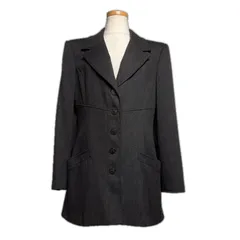 CHANEL シャネル ヴィンテージジャケット レディース42（約LLサイズ） ダークグレー ウール P09283V05807 【中古】【200】のサムネイル