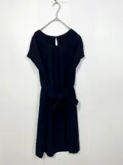 La TOTALITE ラトータリテ フレンチスリーブ ワンピース sizeF/紺 ■◆レディースのサムネイル