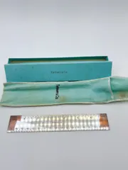TIFFANY＆Co/ティファニー ルーラー 定規 ステーショナリー/書斎用品 STERLING刻印 オールドティファニー ヴィンテージ アンティーク SH513のサムネイル