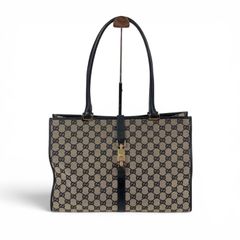 未使用 GUCCI ジャッキー キャンバス トートバッグ GUCCI Jackie Tote 