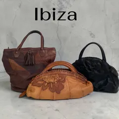 Ibiza イビサ ハンドバッグ レザー フラワーモチーフ まとめ売り 本革のサムネイル