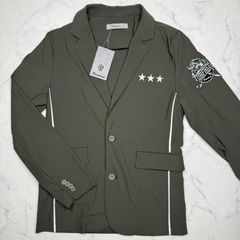 新品タグ付き BRIEFING GOLF モックネック 長袖シャツ ホワイト メンズ