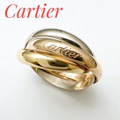 磨き済】カルティエ トリニティ 5連 リング 49 9号 7808 - メルカリ