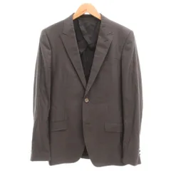 ダナキャランニューヨーク DKNY テーラードジャケット L グレー 長袖 シングルブレスト 絹 シルク /NL ■ECF007のサムネイル