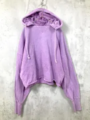 FREAK'S STORE フリークスストア ヴィンテージ風 クロップ丈 プルオーバー パーカー パープル ■■レディースのサムネイル
