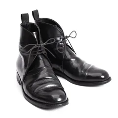 ヨウジヤマモト ファムYohji Yamamoto FEMME パテントレザーブーツ 黒SS(22cm位)のサムネイル