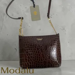 Modalu モダルー レザーショルダーバッグ  ブラウン ポシェットのサムネイル