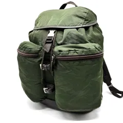 【良品】prada y2k triangleplate bagpack nylon silverparts cocky vintage unisex プラダ バッグパックのサムネイル
