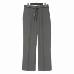 マルニ MARNI 21SS TEXTURED WOOL TAILORED SLACKS センタープレス スラックスパンツ 44 グレー PUMU0110A0 国内正規のサムネイル