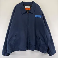 古着 レッドキャップ RED KAP ジャケット ワーク フルジップ 大きいサイズ ワッペン 作業着 3XL  ネイビー メンズのサムネイル