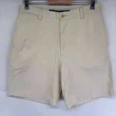 古着 ノーティカ NAUTICA パンツ ハーフパンツ ワンポイントロゴ ショートパンツ 短パン ジッパーフライ w32  ベージュ系 メンズのサムネイル