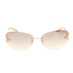 GIVENCHY ジバンシィ サングラス ラインストーン付き フレームレス サングラス SGV100S ゴールドフレーム ブラックグラデーションレンズ イタリア製 ブランド 眼鏡 ファッション アイテム 小物【メンズ】【中古】のサムネイル