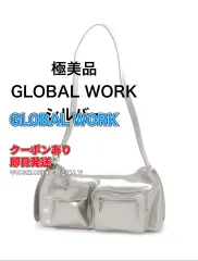 GLOBAL WORK グローバルワーク ハンドバッグ シルバー レディースのサムネイル