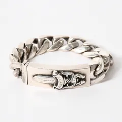 極美品 CHROME HEARTS クロムハーツ IDブレスレット ダガー 11リンク 111.0g シルバー925 中古 4a005595のサムネイル